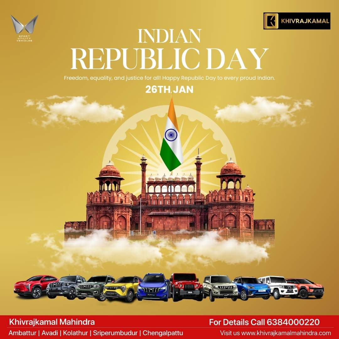 Mahindra Happy Republic Day Jan'26 